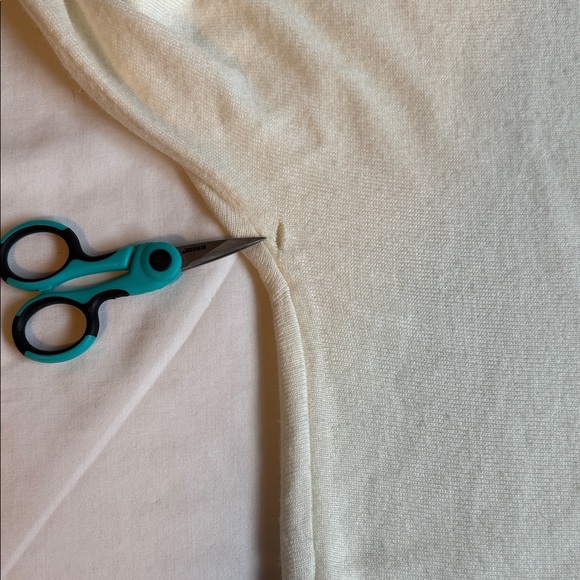 BCBGMaxAzria Cream Cowl Neck Sweater - Picture 4 of 6